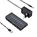 AUKEY Hub USB 3.0 7 Porte USB SuperSpeed 5Gbps con Adattatore d'Alimentazione 30W, On/off Switch e Cavo USB 3.3ft / 1m USB Hub per Windows XP/Vista / 7/8 / 10, Mac OS, Linux, ECC.