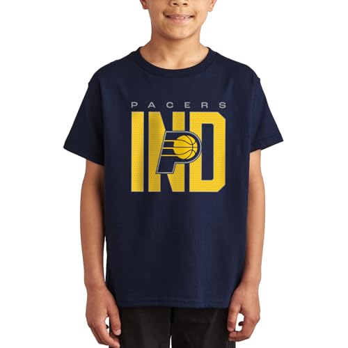 Junk Food NBA - Indiana Pacers - City Mesh - Officially Licensed Youth Short Sleeve Fan Tee for Boys and Girls