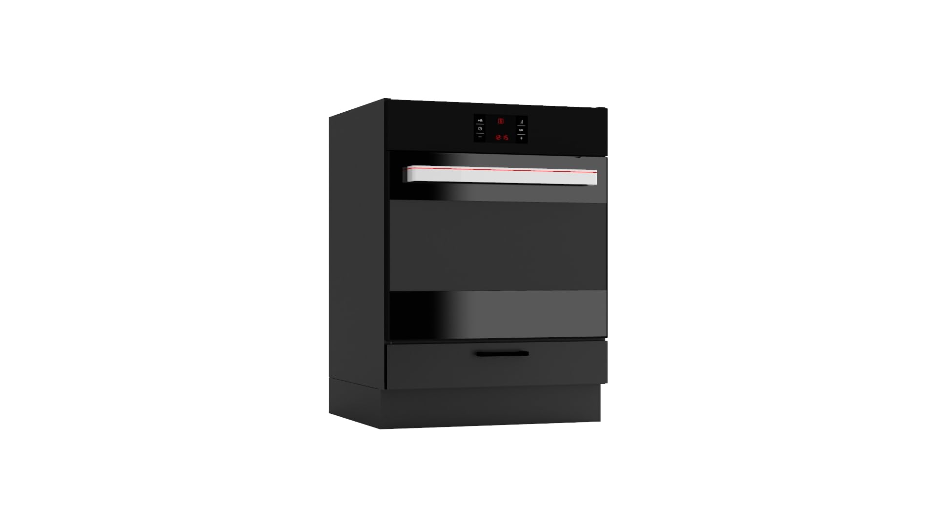 Cocina en L completa 200 y 260 cms color Gris Grafito Gama Media ref-41a