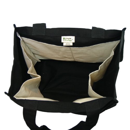 Organic-Cotton-Deluxe-Reusable-Grocery-Shopping-Bag-Bottle-Sleeves-Rigid-Bottom-Support-UPDATED-DESIGN