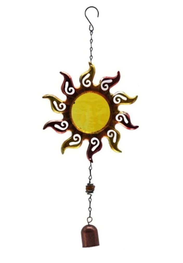 Wind Chime Creative Hand Painted Glass Blessing Hanging Pendant For Kids Room Living Space