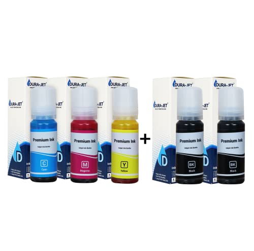 003 Ink for Epson L3110, L3150, L3115, L3116, L3101, L3210, L3215, L3216, L3250, L1110, L3151, L3152 Printer Ink Bottle for Epson 003 Ink Code (Multicolor) (C/M/Y + 2 Black x 70gm) - 503468