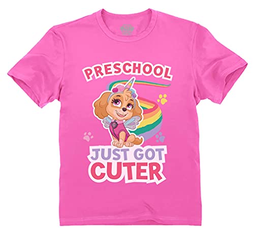 Tstars Paw Patrol Preschool Shirt for Girls Just Got Cuter Sky T-Shirt Pink 5T