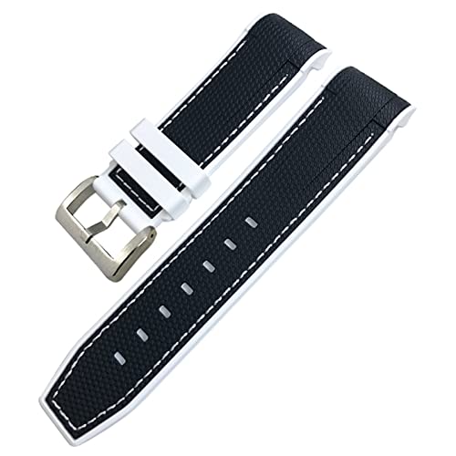 Correa de reloj de goma de 22mm para Blancpain Fifty Fathoms y Citizen