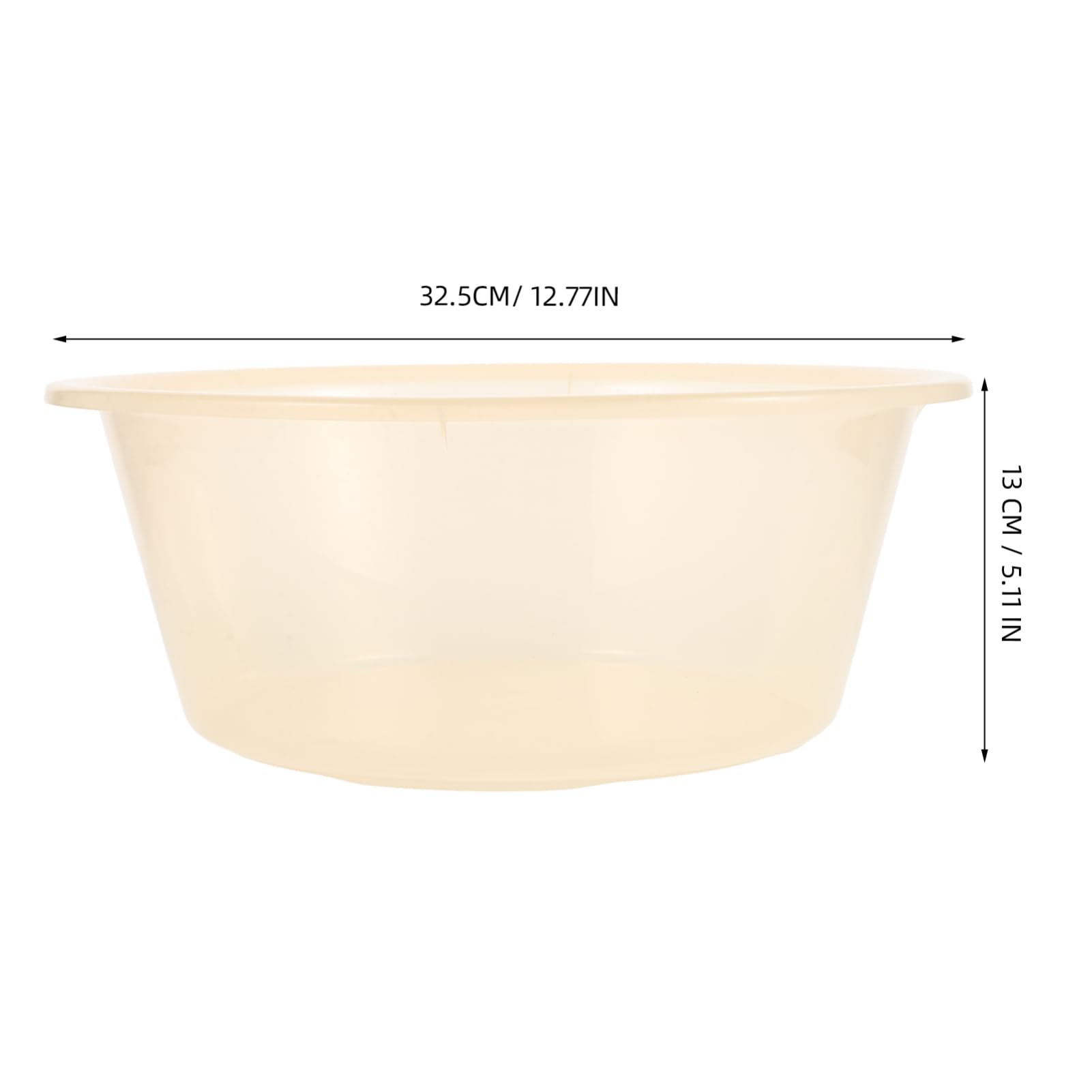 FOMIYES Transparent Foot Bath Tub Plastic Wash Basin for Spa Treatment Foot Soaking Basin for Foot Massage Relaxation and Beauty Care