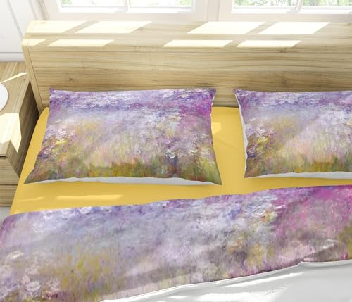 Housse de couette Monet Nénuphars pour remplacer la literie terne des adolescents