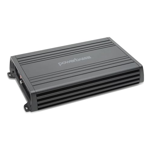 Image of PowerBass PB-1000D Mono Car Amplifier - 1000 Watts x 1 @ 1 Ohm, Class D, Compact Design, Bass Remote Included