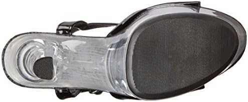 Ellie Shoes Women's 711-flirt-c, Black/Clear, 12 M US | Image 3