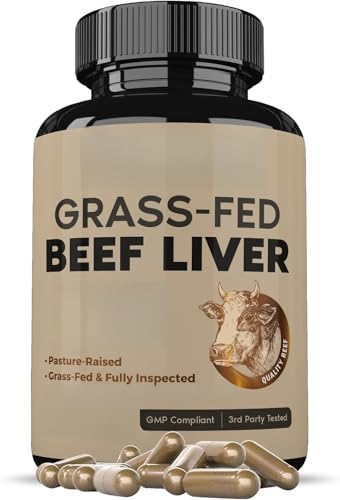 Foie de bœuf nourri à l'herbe complexe vitalité pour journées actives