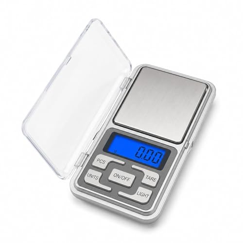 Mini Balança Digital Portátil Pesa até 500g com Precisão de 0,1g ...