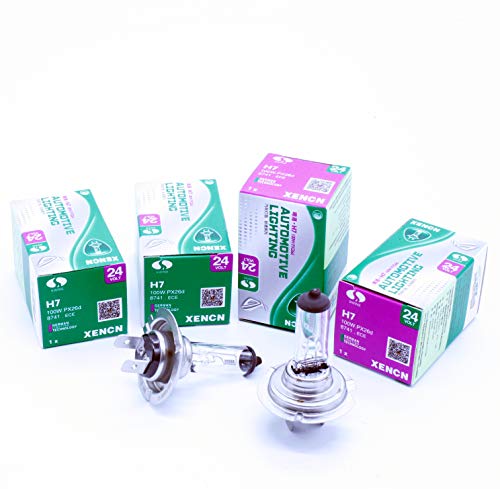 4x BOMBILLAS H7 XENCN 100W PX26d 24V OFF-ROAD CAMION TRUCK LKW BUS
