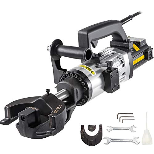 VEVOR 1.5 KW Electric Rebar Bender, 1''(25 mm) Hydraulic Electric Hand Held Rebar Bender, within 5 s, 110 V