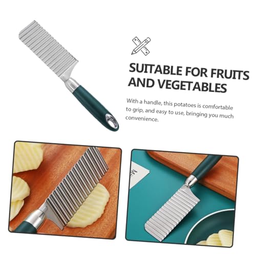 Cortadora Mandolina Ondulada de Acero Inoxidable para Verduras miniatura 7