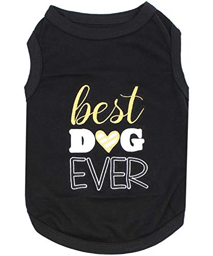 Parisian Pet Best Dog Ever Dog Clothes Tee T-Shirt, 2XL