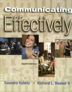 COMMUNICATING EFFECTIVELY SAUNDRA HYBELS PDF visual data 2