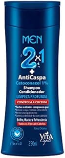 Muriel Shampoo Vita Capili Men Anticaspa 2X1 Limpeza Profunda 250Ml, Muriel