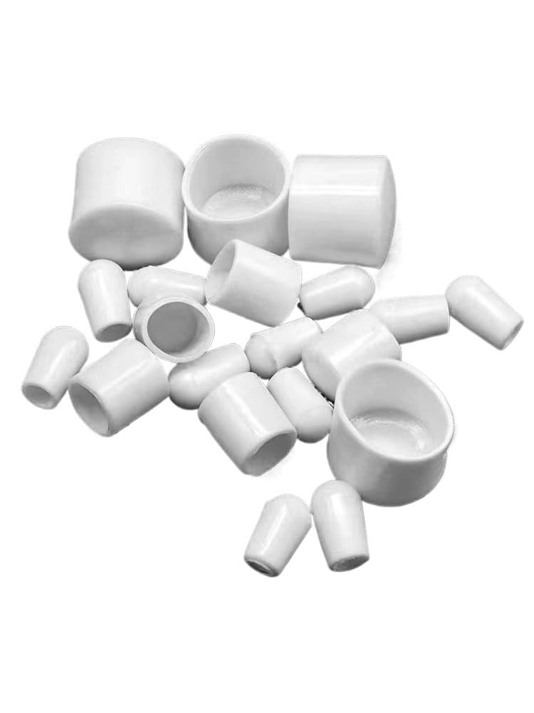 10 tappi in gomma per tubi, diametro interno 2,5 ~ 19 mm, in PVC, rotondi, per viti di identificazione, per mobili, tappi per viti
