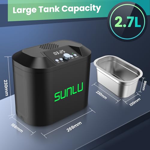 Sunlu UC-UC01-BK Ultrasonic Jewelry Cleaner thumb #6