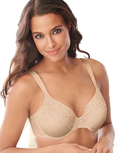 Bali Designs Women's Bali Lace Desire Natural Lift Underwire, Champagne Shimmer/Moonlight, 36DD
