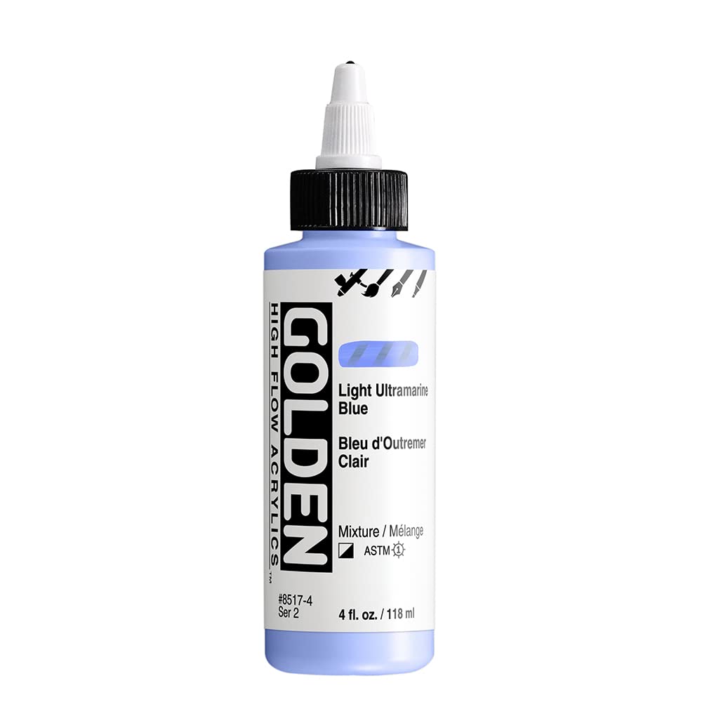 Golden Light Ultramarine Blue : High Flow : Acrylic Paint : 118Ml (4Oz): : S2