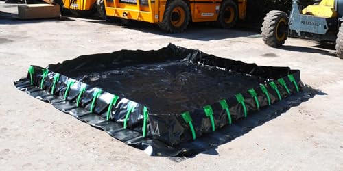 Spill Cont. Berm,Stake Wall,3740 gal.