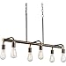 Progress Lighting P4742-20 Swing 6 Light Island/Linear, 180" x 10.5" x 4.5"