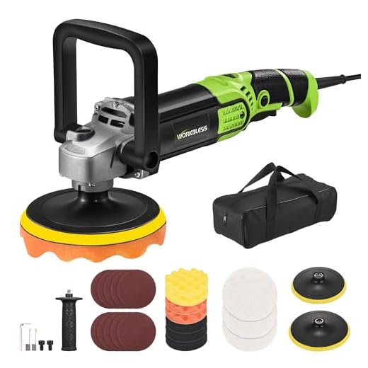 WorkBless 1600W Rotary Car Polisher