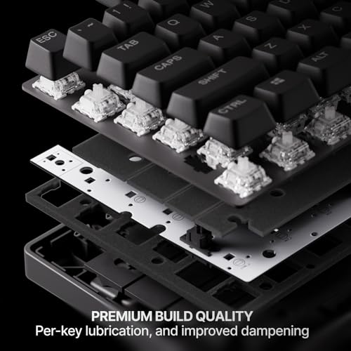 Image of SteelSeries Apex Pro TKL Gen 3 Gaming Keyboard - OmniPoint 3.0 Analog Magnetic Switches, Quickset Auto-Presets (Rapid Trigger, Rapid Tap /SOCD, Protection Mode), OLED, RGB, PBT Keycaps, 2.4G+BT, Black