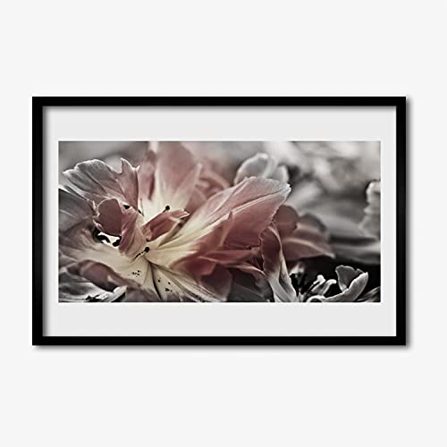 Cadre en MDF avec photo murale salon et chambre design abstrait 60x40 cm
