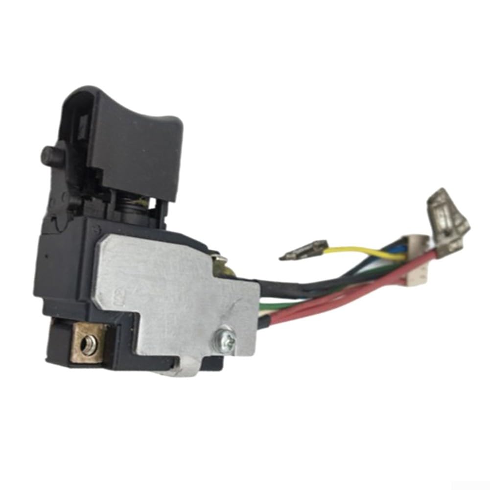 Interruptor de gatillo de repuesto 651364-1, compatible con BTD044 BTD064 BTD104 inalámbrico para controladores de impacto, pieza de repuesto de plástico para fijación de herramientas eléctricas
