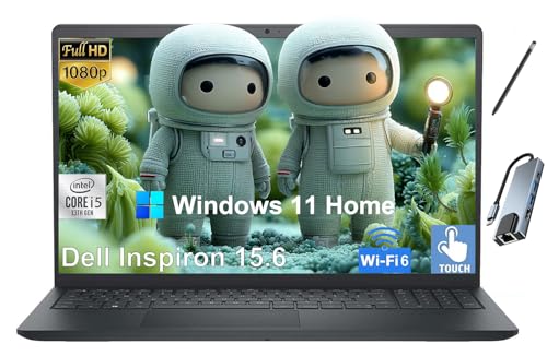 Image of Dell Inspiron 15.6 inch Touchscreen Student Business Laptop with AI Copilot