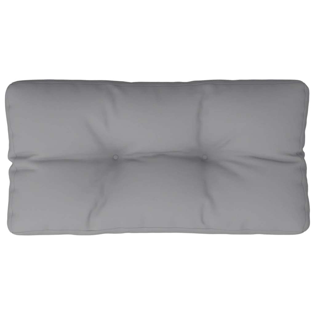 Coussin de palette gris 70x40x12 cm en tissu idéal pour aménager un salon de balcon cocooning
