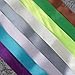 Chenkou Craft Solid Satin Ribbon Ribbons Assorted 40 Yards Craft Bow Party Decoration Packing Ribbons (Mix, 1