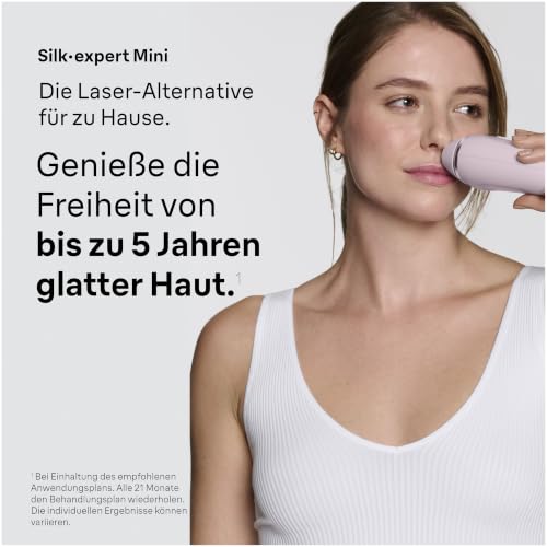 Braun IPL Geräte Haarentfernung Silk·expert Mini, PL1100, Weiß/Silber Alternative Laser Haarentfernung für Zuhause… – Ansicht 2