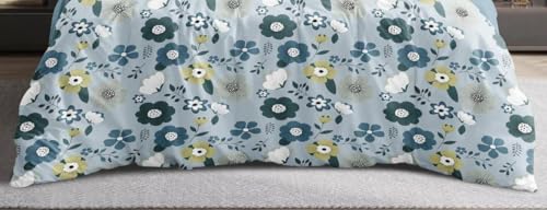 Image of The Royal King Collection 350 TC King Size Bedsheet with 2 King Size Pillow Covers| Beautiful Designer Flat Sheet | Luxury Soft Sheet (3pcs Set) |108x108 inches. (Multicolor-6604)
