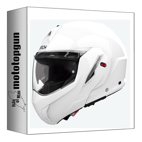 Casque modulable Airoh Mathisse II XXL blanc mth214 : la solution aux maux de tête en moto