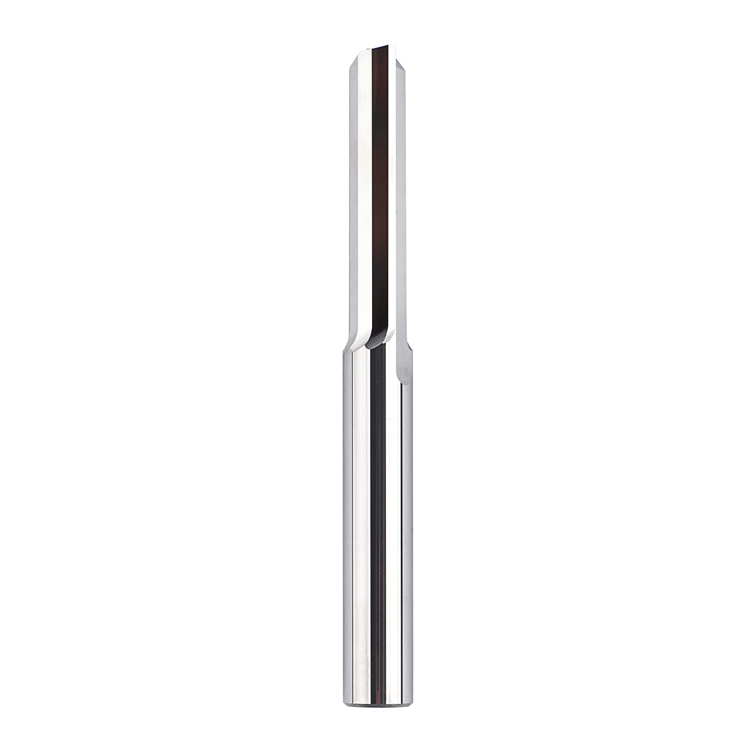 Compressiefrees, 8 mm schachtfrees, 2 stuks, 2 fluiten, spiraalgroeffrees, 25 mm snijlengte, up&down gesneden, spiraalfrees, bit, VHM, schachtfrees, groeffrees voor hout, MDF, dichteplank, spaanplaat