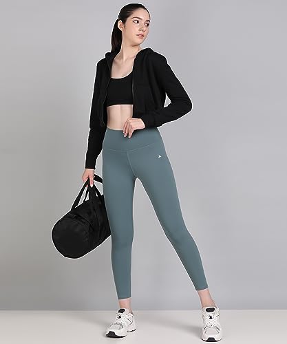 Image of Kobo Active Wear for Women Gym | High Waist | Ankle Length | Squat-Proof | Workout Tights for Women | 4-Way Stretch | Leggings for Gym, Cardio | Yoga Pants (Imported)