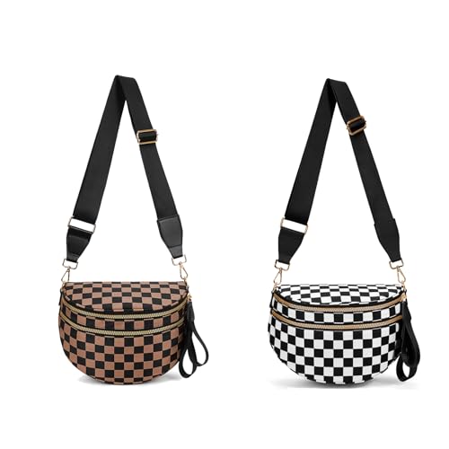 Spacious Bum Bags(Brown)+Spacious Bum Bags(Black)