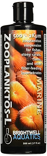 Brightwell Aquatics Zooplanktos L - Zooplankton Suspension for Fishes, Stony Corals, Clams, and...