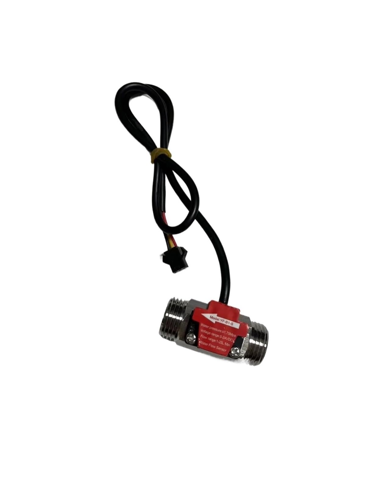 BALYDLUL Electromagnetic Flow Sensor, Flow Rate YF-B5-S, 6 Stainless Steel Flow Meter,YF-B1-S 4points 50mm(YF-B1-S 4points 50mm)