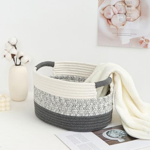Panier portable pour articles divers à domicile, bac en coton pour rangement armoire