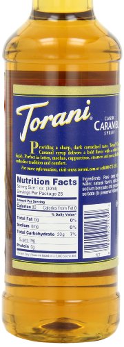 Image of Torani Syrup, Classic Caramel, 25.4 Fl Oz (Pack of 3)