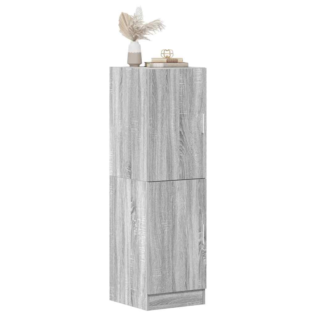 vidaXL Mueble de Cocina Madera ingeniería Gris Sonoma 38x41,5x131,5 cm