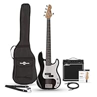 Includes 15W Amp, Cable, Bag, Strap & Spare Strings Classic Black Finish Perfect Bass For Younger Beginners Crisp Clear Tone & Punchy Low End Depth Built From Lightweight Woods For Comfort & Playability