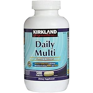 Kirkland Signature Daily Multi Vitamins & Minerals Tablets, 500-Count Bottle