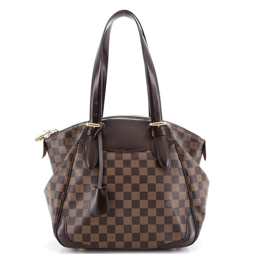 Pre-Loved Verona Handbag Damier MM, Brown