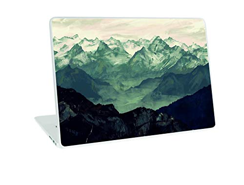 Image of Galaxsia Hilly Scene Vinyl Laptop Skin /Sticker /Cover /Decal Compatible for Any Laptop (Hp /Dell /Sony /Acer /Lenovo /Asus etc..) Brand Models of Size 14 Inches Laptop Or Notebook.