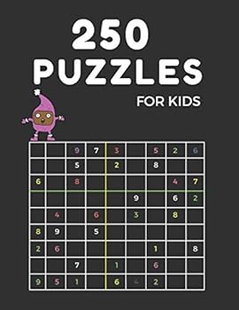 Paperback 250 puzzles for kids: Easy SUDOKU For Beginners Book
