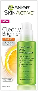 Garnier SkinActive Clearly Brighter SPF 30 Face Moisturizer with Vitamin C, 2.5 Fl